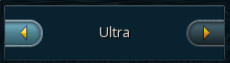 A carousel with the "Ultra" option selected and the cursor hovering the left button